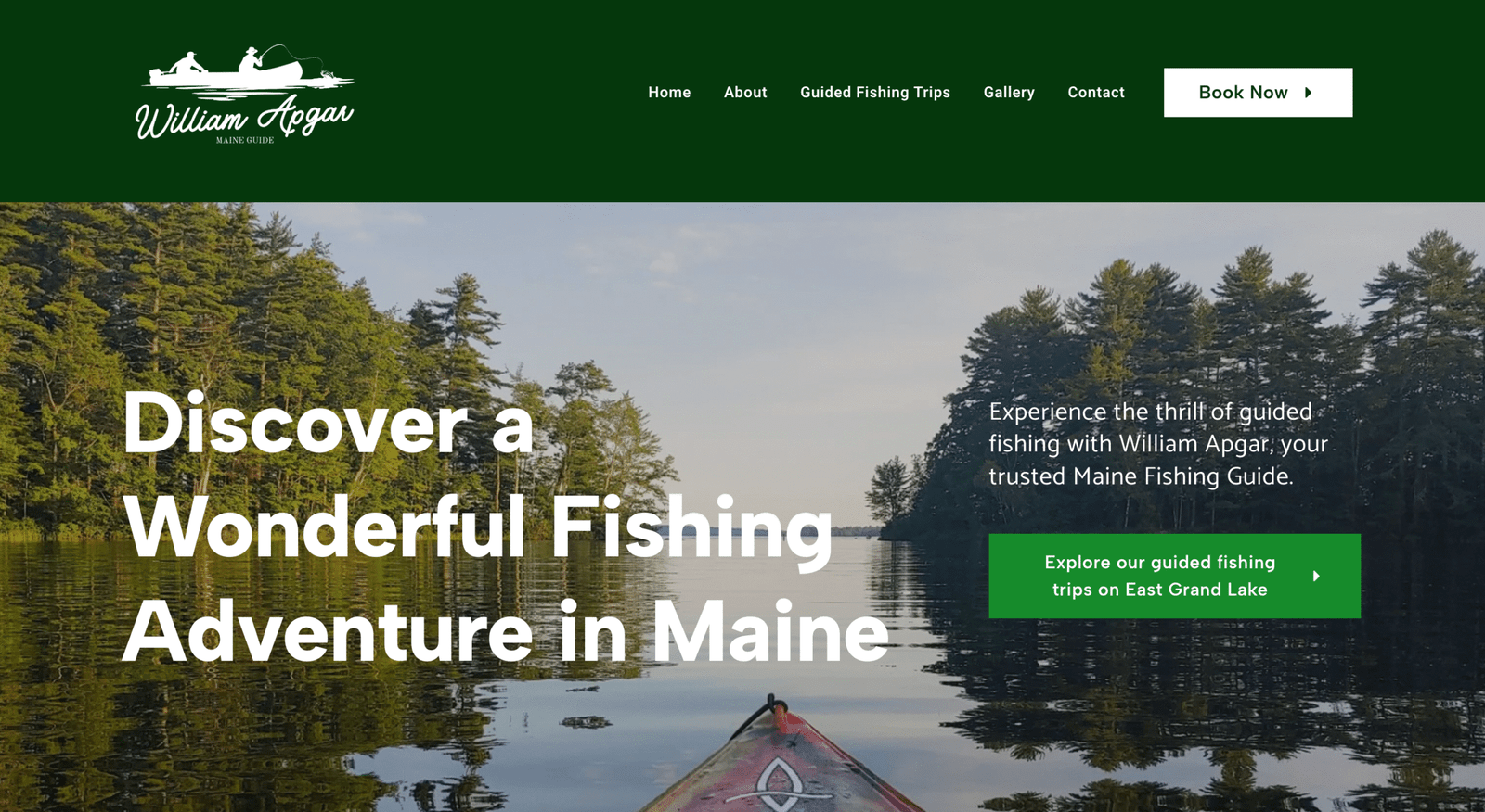 William Apgar Maine Fishing Guide